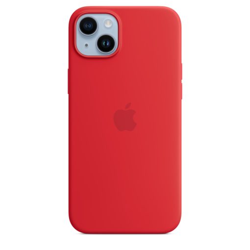 iPhone 14 Plus Silicone Case - Piros